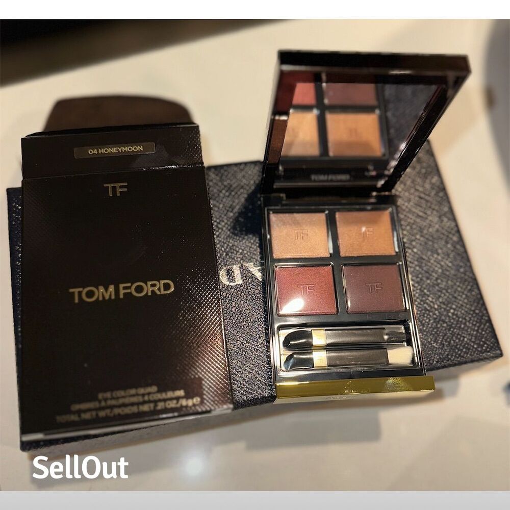 Tom Ford Eye Color Quad Eyeshadow 04 Honeymoon Compact